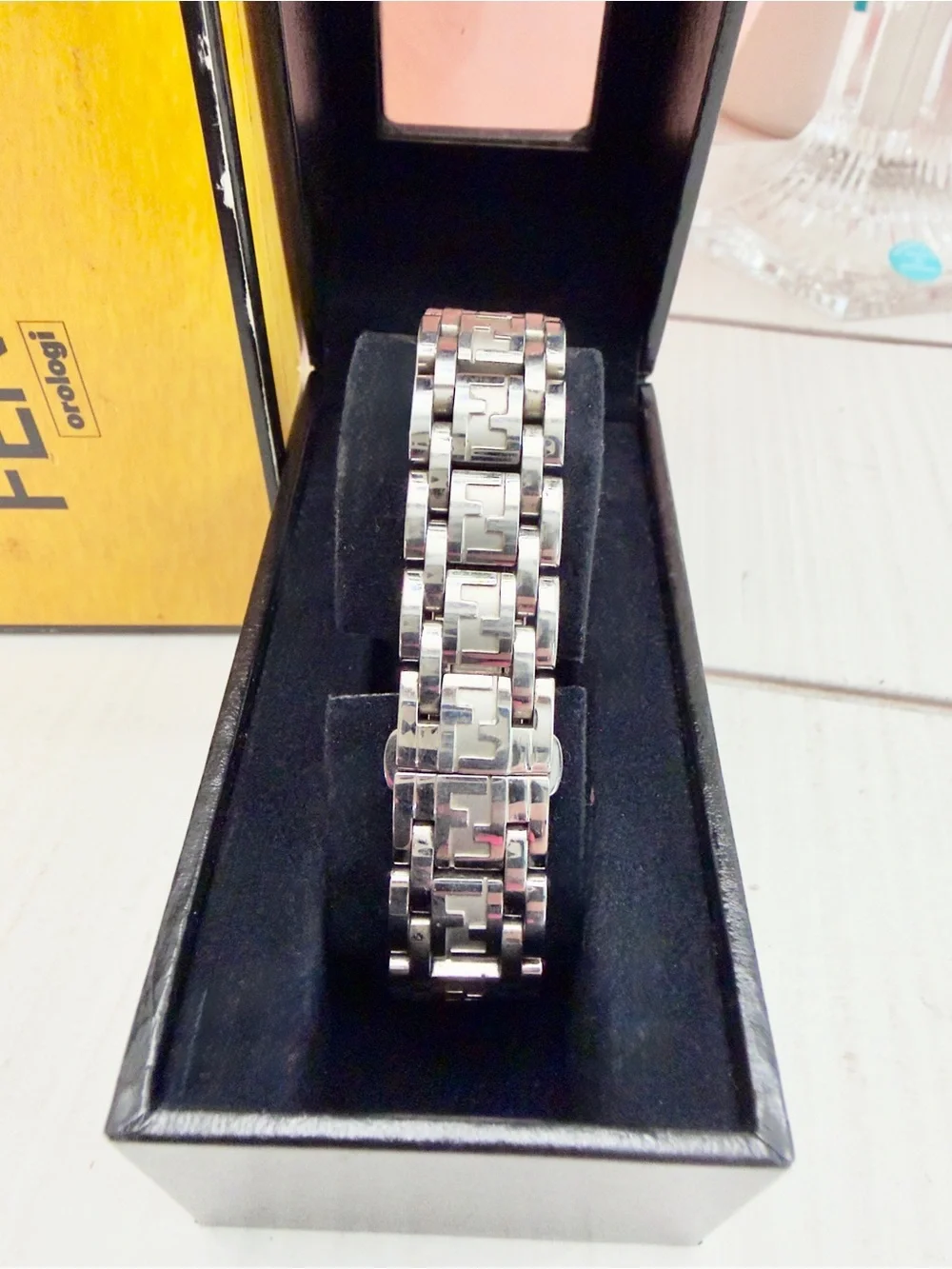 New Fendi Vintage  Silver / Rose Gold Watch